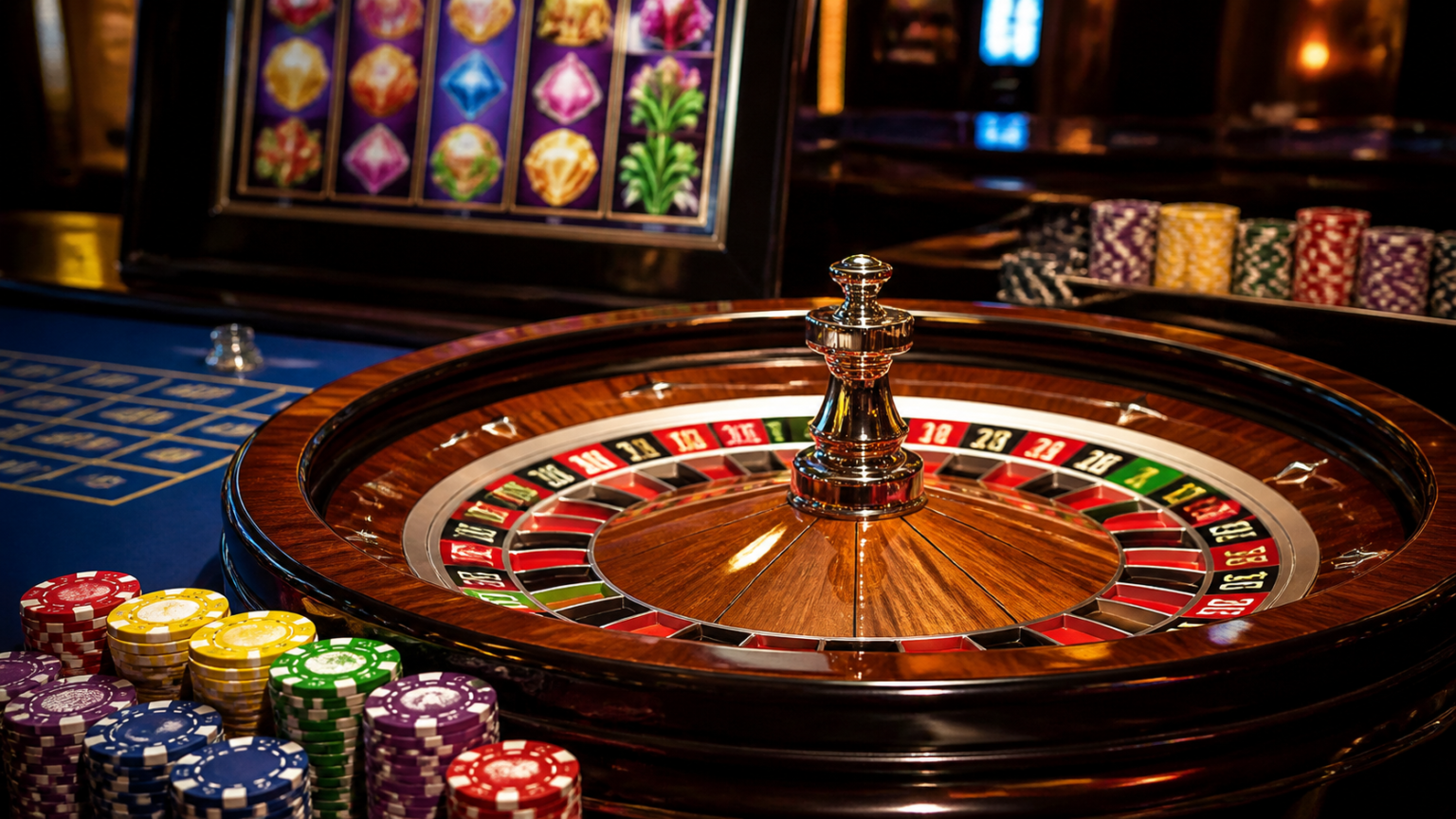 Kuwait Betting Sites: A Guide to Evaluating Online Entertainment Services Casino gaming screen with slots, cards, and roulette wheel