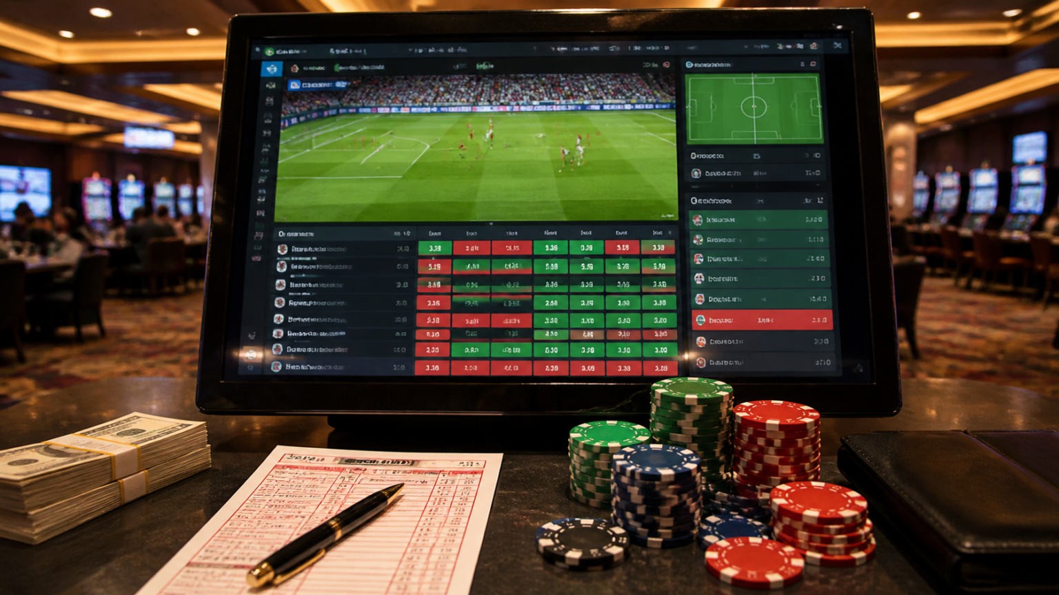 How online betting fits into Singapore’s gaming landscape: online betting Singapore Casino betting screen with chips and sportsbook display