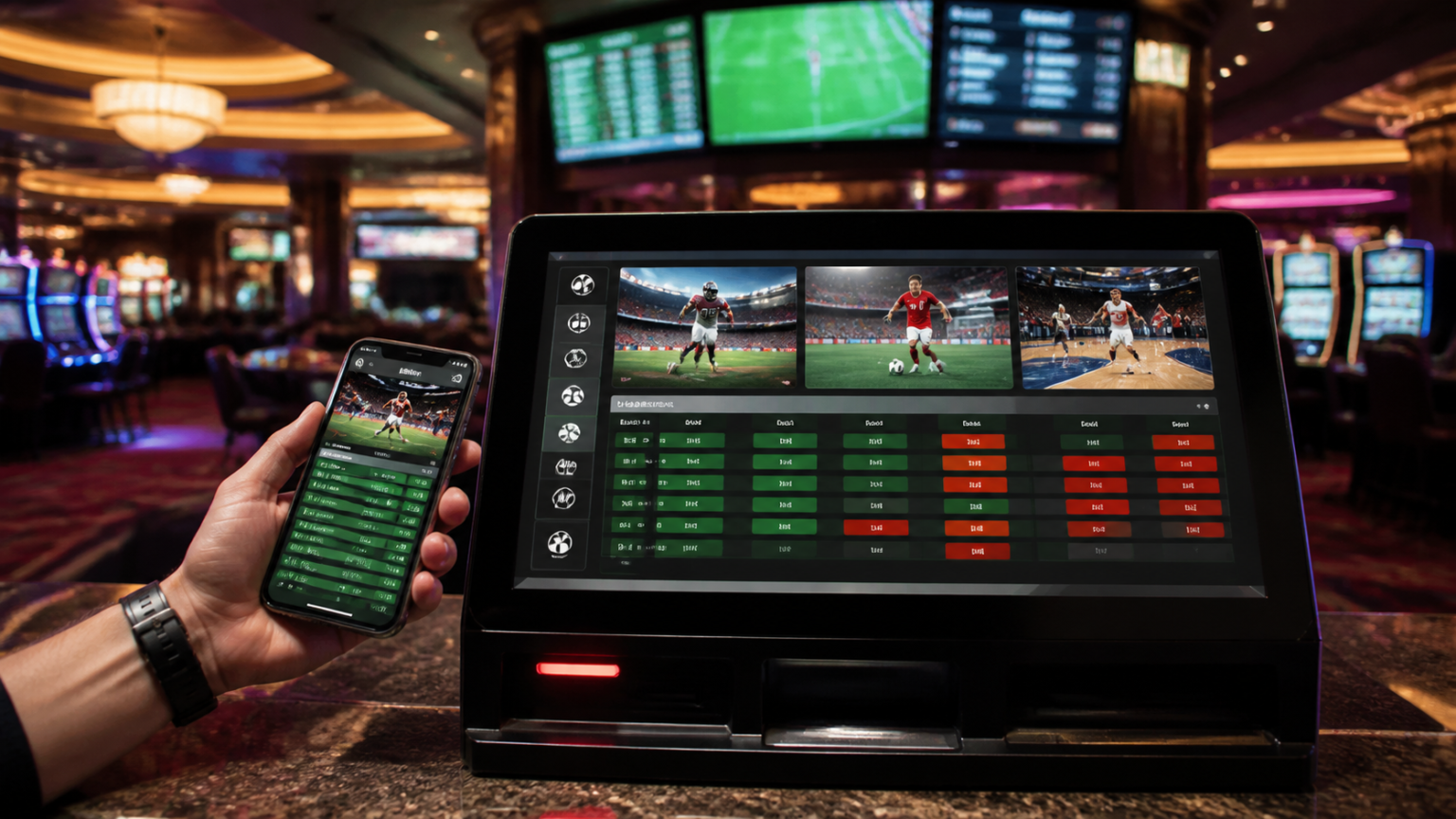Online Betting Sites in Singapore: What Players Should Know Casino betting screen with sports odds on a phone