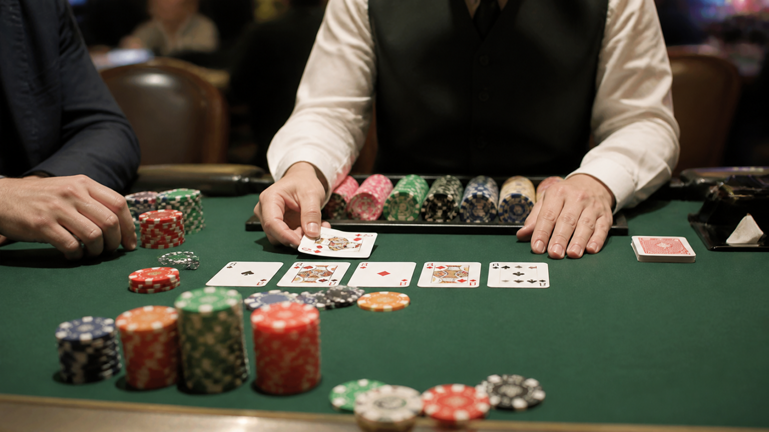 What Makes a Poker Site Worth Considering: top online poker casino in malaysia Poker table with chips and cards in a casino